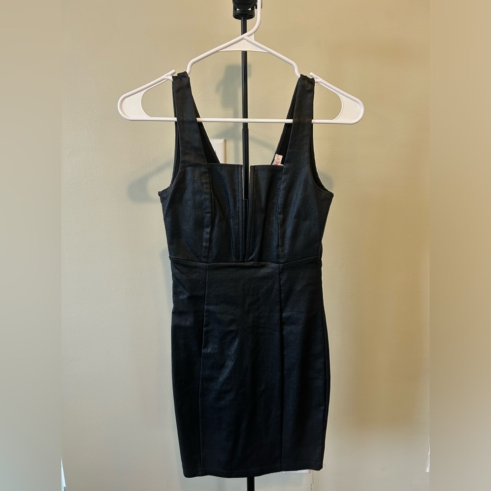 Black Pleather Dress